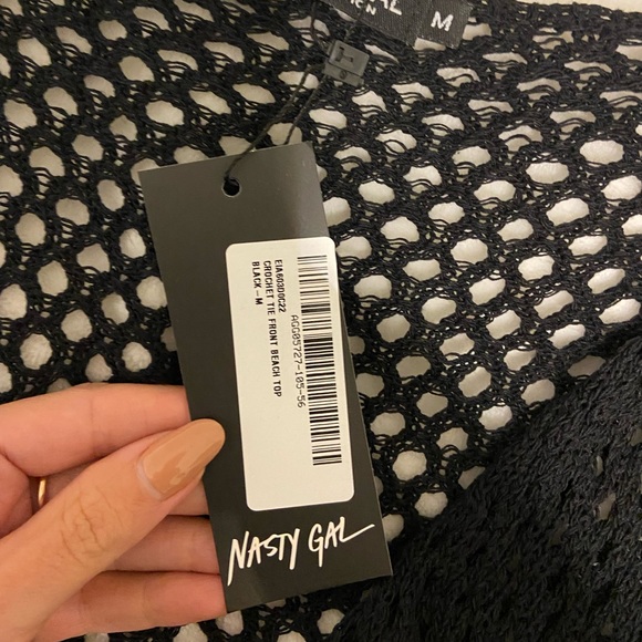 Nasty Gal - crochet black coverup - Picture 3 of 6